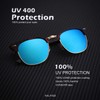 KALIYADI Unisex Polarized Retro Classic Trendy Stylish Sunglasses for Men