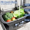 ROTTOGOON 7Qt Collapsible Colander Strainer, Expandable Over the Sink Colander,