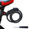 SAPASLIFE Bicycle Key Dial Lock Wire Lock, Cross Section Diameter