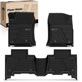YHTAUTO Floor Mats Fit 2013-2024 Toyota 4Runner & 2014-2023 Lexus GX460, TPE All Weather Floor Liner Odorless Custom Fit Car Mats, 1st 2nd Row Liner