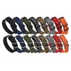 Nylon Watch Band Replacement Thick 3 Rings (18mm, 19mm, 20mm,