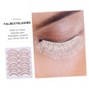 Baluue 2sets False Eyelashes Wispy Cat Eye Lashes Lash Extensions
