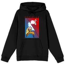 Bioworld Dragon Ball Z Adorable Anime Black Hoodie Pullover-XS