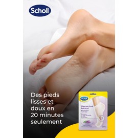 Scholl 4 Pack Relaxing Lavender Foot Masks for Dry Skin Foot Care 4 Pairs of 2 Socks