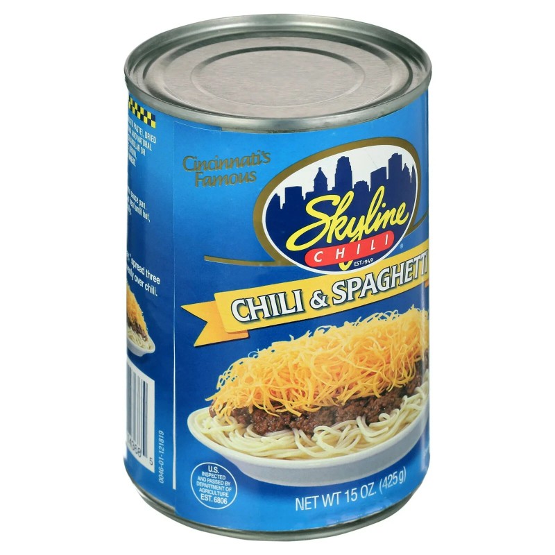 Unbranded Skyline Chili Skyline Chili & Spaghetti, 15 oz (pack