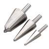 Driak 3pcs 16-30.5mm,5-20mm,3-14mm HSS Taper Power Drill Bit Umbrella Step