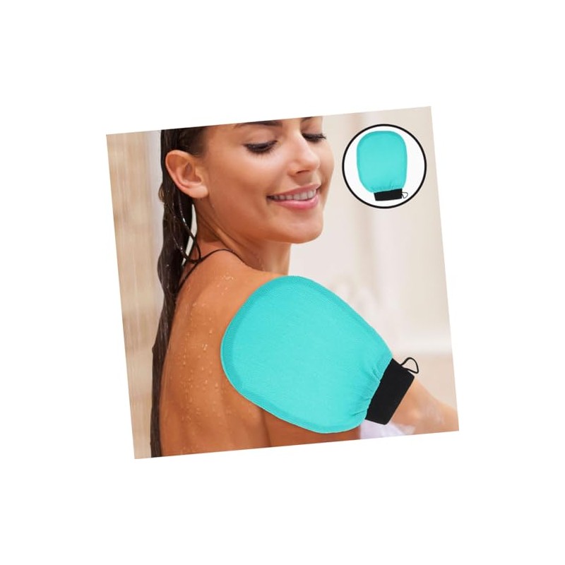 Healeved Guante Exfoliante Baño Piel Sensible Ducha Corporal Eliminar Muerta