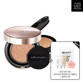 Jeong Saem Mool Jung Saem Mool Masterclass Radiant Cushion Main Product + Refill + 5 Double Makeup Pads + 1 Flower Puff - N2 Vanilla / 정샘물 마스터클래스 래디언트 쿠션 본품+리필 + 더블 화장패드5매 + 꽃퍼프1P - N2바닐라