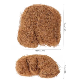 CAXUSD Fiber Pots Coir Mulch Fiber Coir Crafts Mulch Moisture Retention Easy to Use