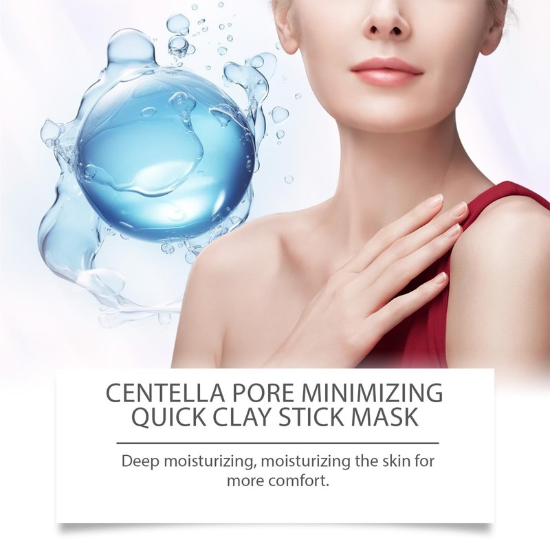Centella Poremizing Quick Clay Stick Mask, Hydrating and Deep Cleansing