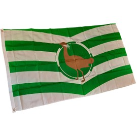 NWFlags Wiltshire Flag 5ft x 3ft 75d Premium Polyester Suitable For Flagpoles | Strong Polyester 5x3 foot material flag with Eyelets
