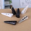 MoonyLI 4pcs Resin Toggle Buttons Horn Imitation Tooth Toggle Buttons