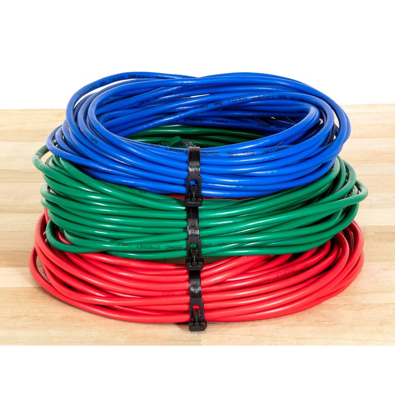 Helonge Reusable Zip Ties, 100 Pcs Assorted Fastening Cable Zip