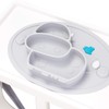 Silicone Divided Toddler Plates - Portable Non Slip Suction Plates