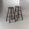 Casafoyer Wooden Stool Set of 2 | Various Heights and