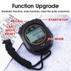LAOPAO Stopwatch, 1/100 seconds Precision 60 Memories Large Display Daily