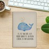 Mr. & Mrs. Panda DIN A5 Cotton Notebook Whale Confetti