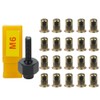 20pcs M6 Rivet Nuts with Hand Rivet Nut Tool Set,