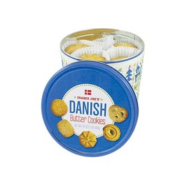 Trader Joe's - Danish Butter Cookie Tin NET WT.16 OZ