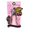 Enchinador De Pestañas Ed Hardy Iconic Con Brillos Rosas