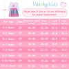 VASCHY Cute Cat Dress for Girls, Tulle Dress Cotton Ruffle