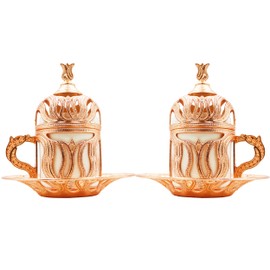 HeraCraft Turkish Coffee Cups (Ak-RoseGold)