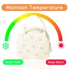 GISMTR Lunch Bag for Women Insulated Lunch Box Cute Corduroy