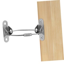 Totority 6sets Tip Furniture Anchors Wall-Mount Safety Straps for Proofing Earthquake Resistance Securely Fix Furniture to Wall Easy Installation Mounting Screws