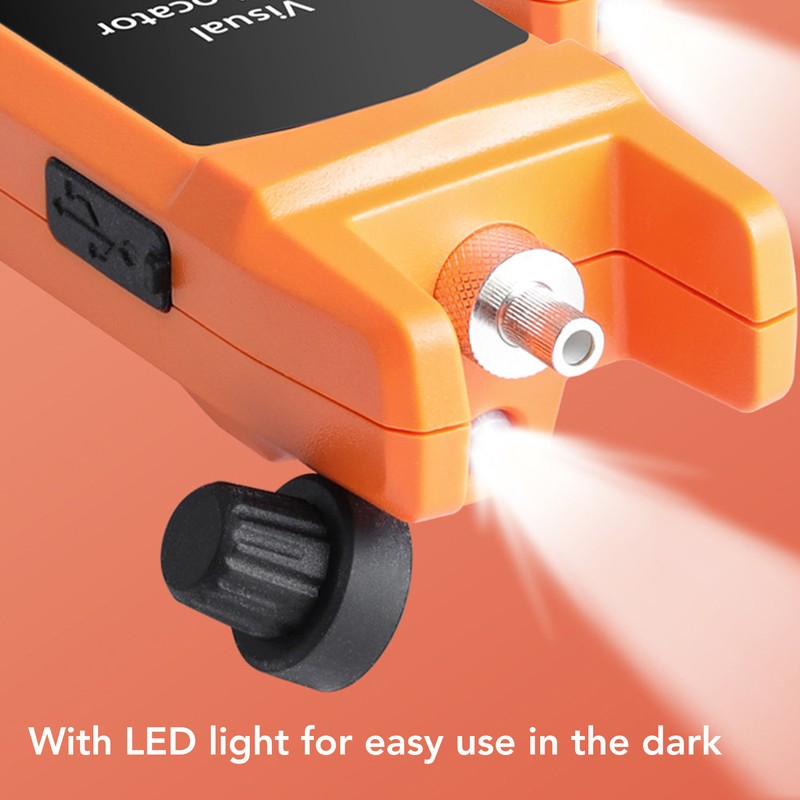 10mW Portable Optical Power Meter 650nm Red Laser Visible Fault