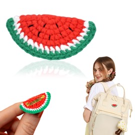 Hebterrka 1 Piece Watermelon Pin Badge, Watermelon Accessories, Watermelon Badge, Watermelon Knitting Badge, Fruit Food Teacher Pin