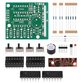 ACEIRMC DIY Electronic 16 Music Sound Box DIY Kit Module Practice Learning Kits for Arduino (Green)