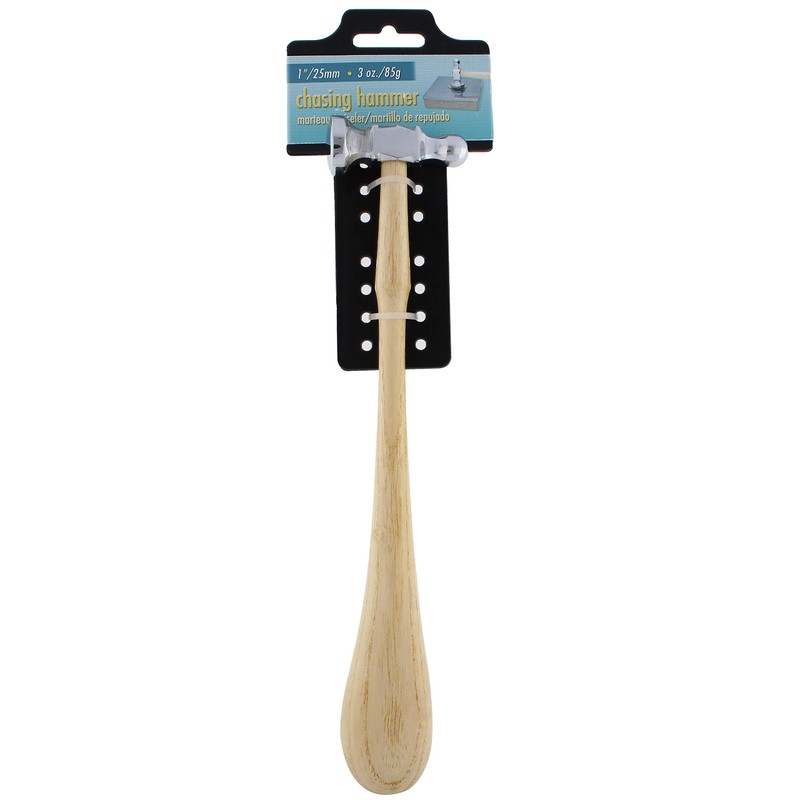 The Beadsmith CH222 Two-Sided Chasing Hammer - 11.5 Inches Wooden