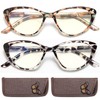 EYEURL Cat Eye Reading Glasses for Women -2 Pack of