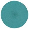 Lake Blue Round Placemats Set of 4 Braided Placemats Plastic