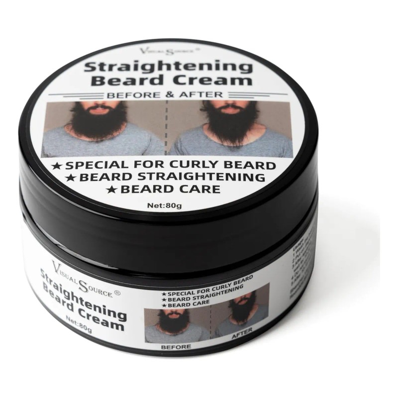 Crema Para Alisar Barba, 2.8 Oz. Acondicionador Eficaz Para