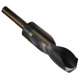 Drill America 29/32 Reduced Shank HSS Black & Gold Contractor Drill Bit with 3-Flat Shank