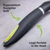 ZOLMER Premium Peeler Set with Smooth and Serrated Blade -