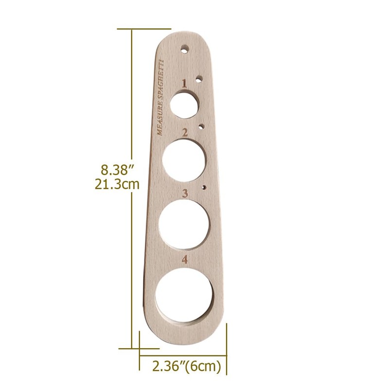 Beech wood Spaghetti Measurer Tool Quick Pasta Measuring Tool,Wood Herb