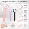 3 Pcs New Ring-Shaped Cat Eye Magnet for Nails, 2-in-1