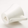 Narumi 51030-2794 Demitasu Cup and Saucer, Flat Rim, White, 3.9