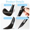 4PCS Watercolour Brushes,Dagger Brush,Striping Brushes Long Liner for Acrylic Oil