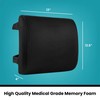 Healthy Spirit Memory Foam Lumbar Support Back Cushion | Back