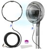 AIXXCUVQ Misting Fan Kit for Outdoor Cooling Stay Refreshed in