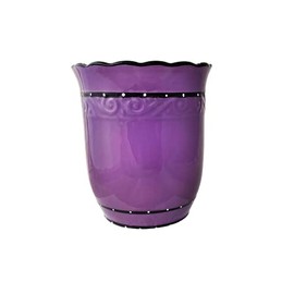 ACK PURPLE RUFFLE UTENSIL HOLDER 86039