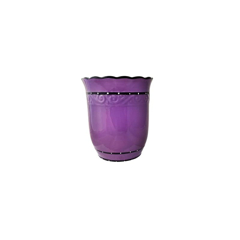 ACK PURPLE RUFFLE UTENSIL HOLDER 86039