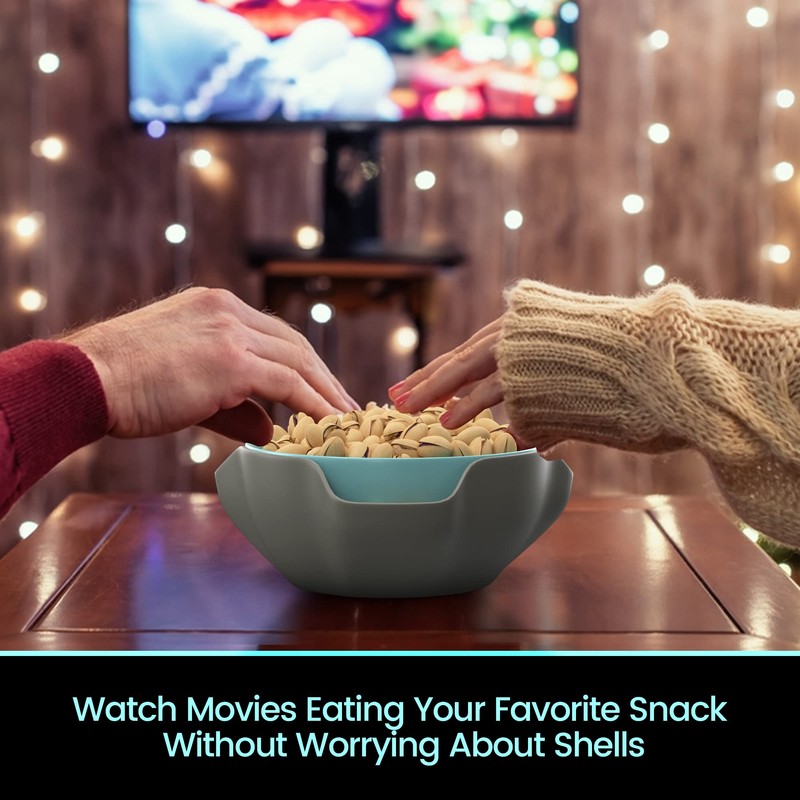 Pistachio Bowl By Elevated Essentials - Double Dish Serving Bowl