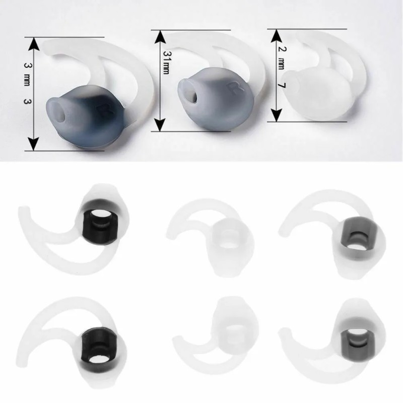 For Bose Brand New 3 Pairs Silicone Eargels for BOSE
