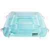 FUNBOY Clear Blue Chaise Connection Inflatable Drink Cooler, Connects Four