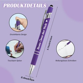 kEUkunHA Ballpoint Pen Grandma, Gift for Grandma, Grandma Gift Christmas, Mother's Day Gifts for Grandma, Grandma Gift, Valentine's Day for Grandma, Birthday Gift for Grandma