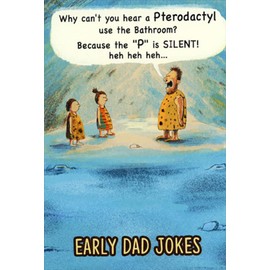 Recycled Paper Greetings Caveman Early Dad Jokes Funny/Humorous Father's Day Card